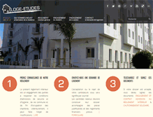 Tablet Screenshot of loge-etudes.com